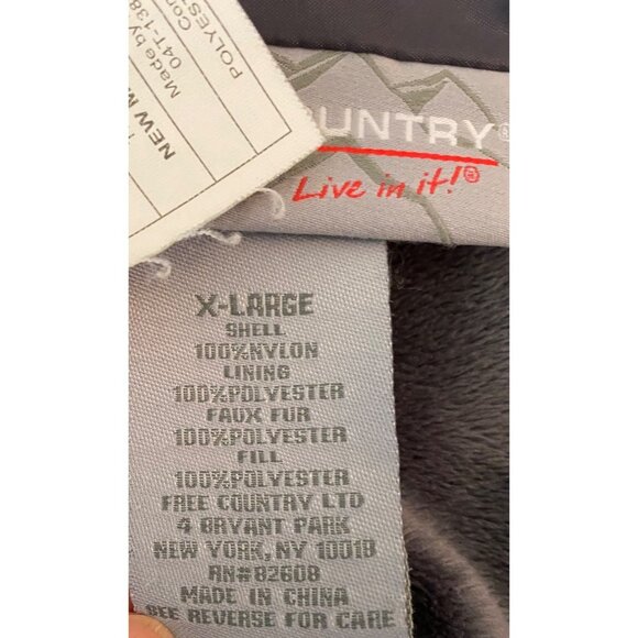 Free Country Jacket Removable Lining & Multiple Pockets Red XL - Picture 4 of 12